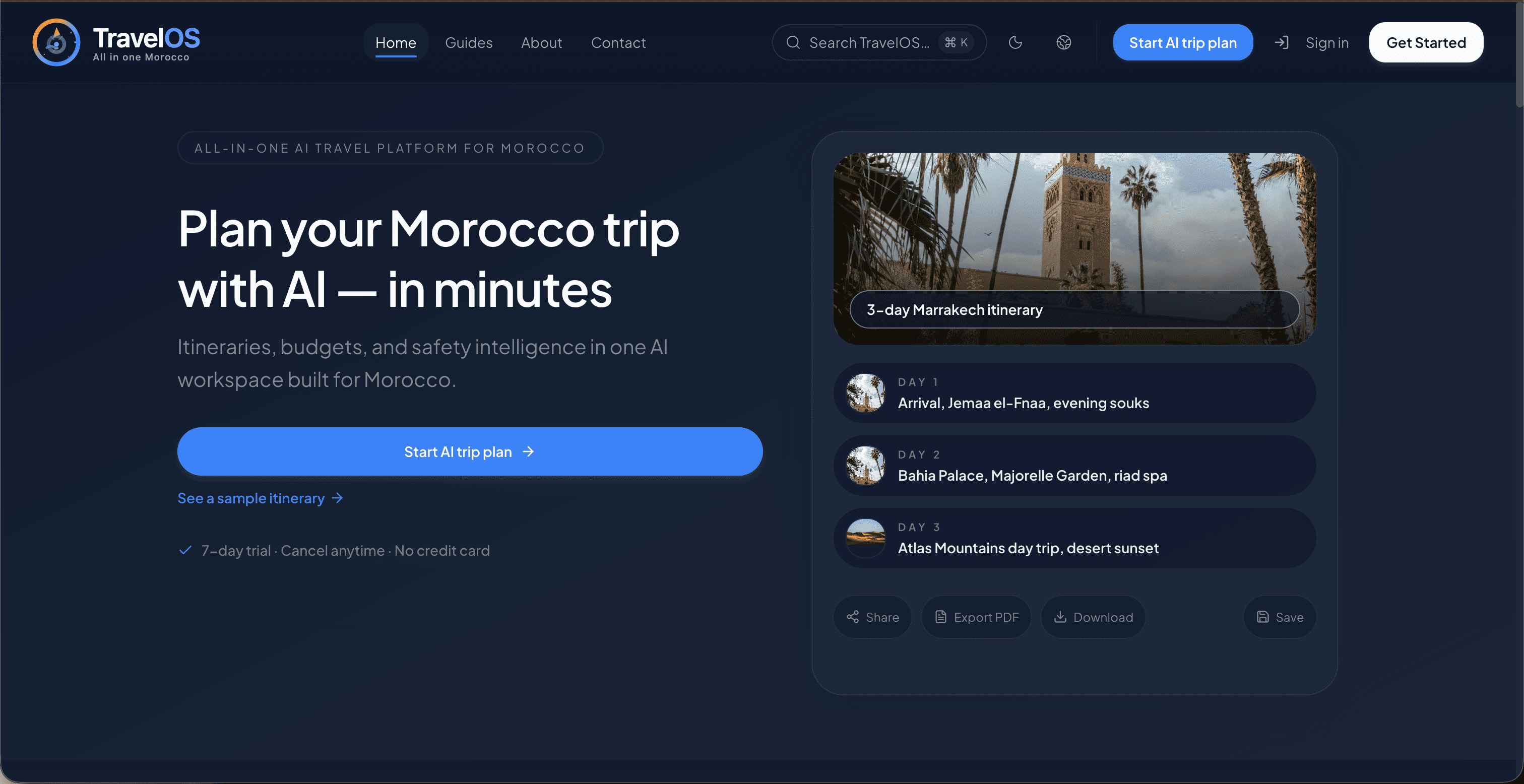 TravelOS: The All-in-One AI Travel Assistant for Morocco (2026 Guide)