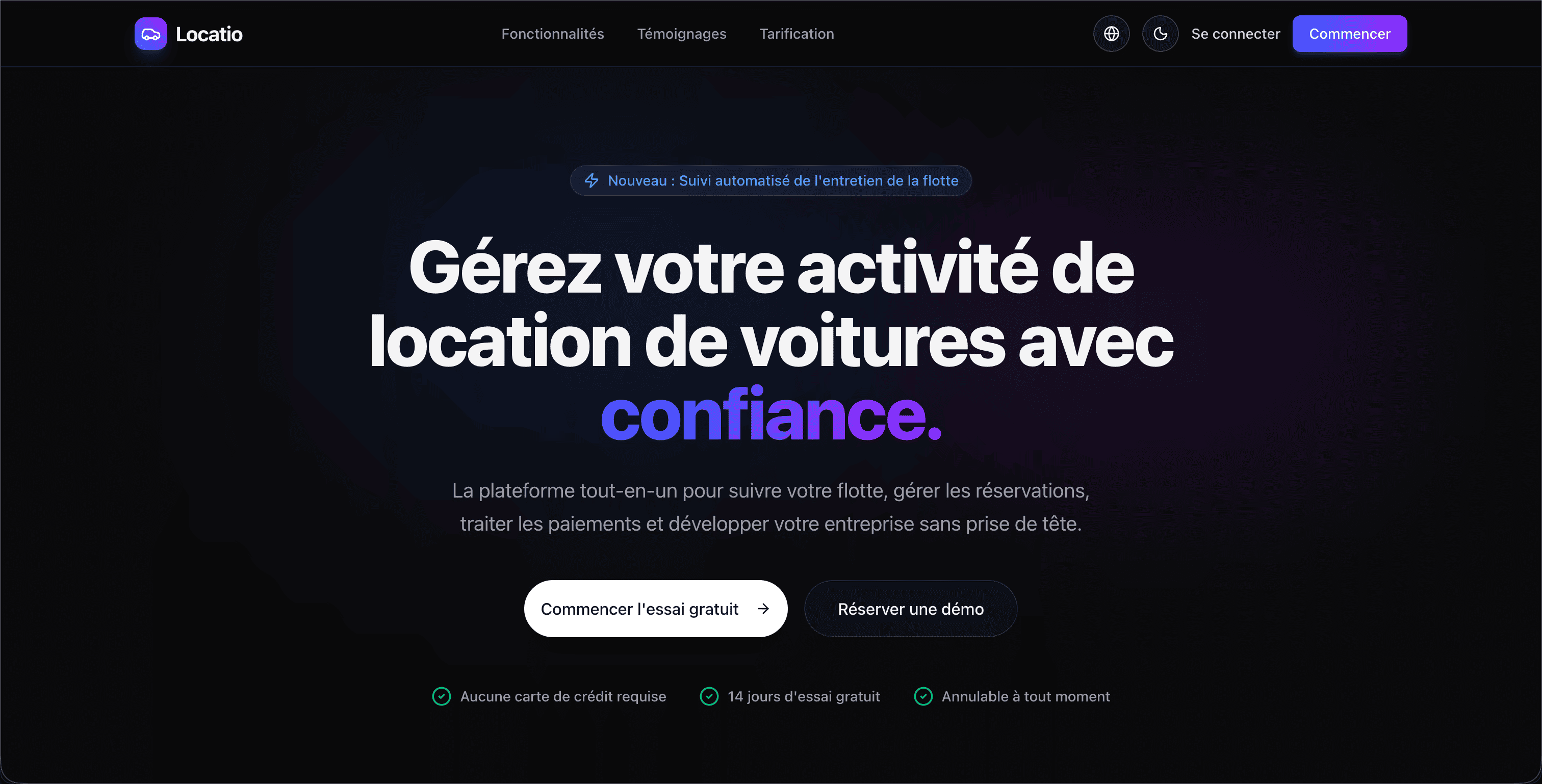 Locatio - Premium Vehicle Rental Management Software
